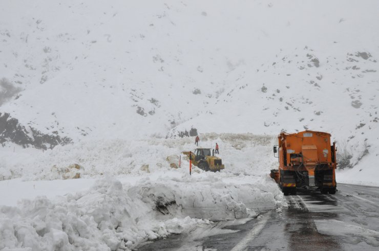 Hakkari-Şırnak yoluna çığ düştü