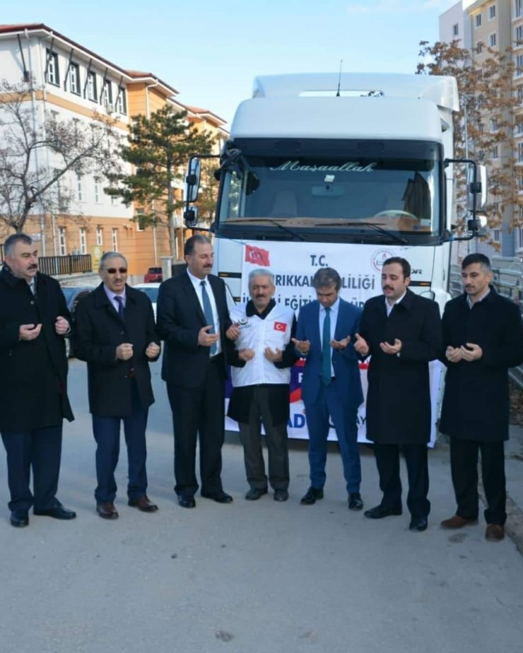 Kırıkkale'den Azez'e eğitim yardımı