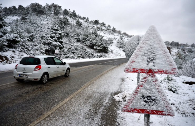 Tekirdağ'da kar yağışı