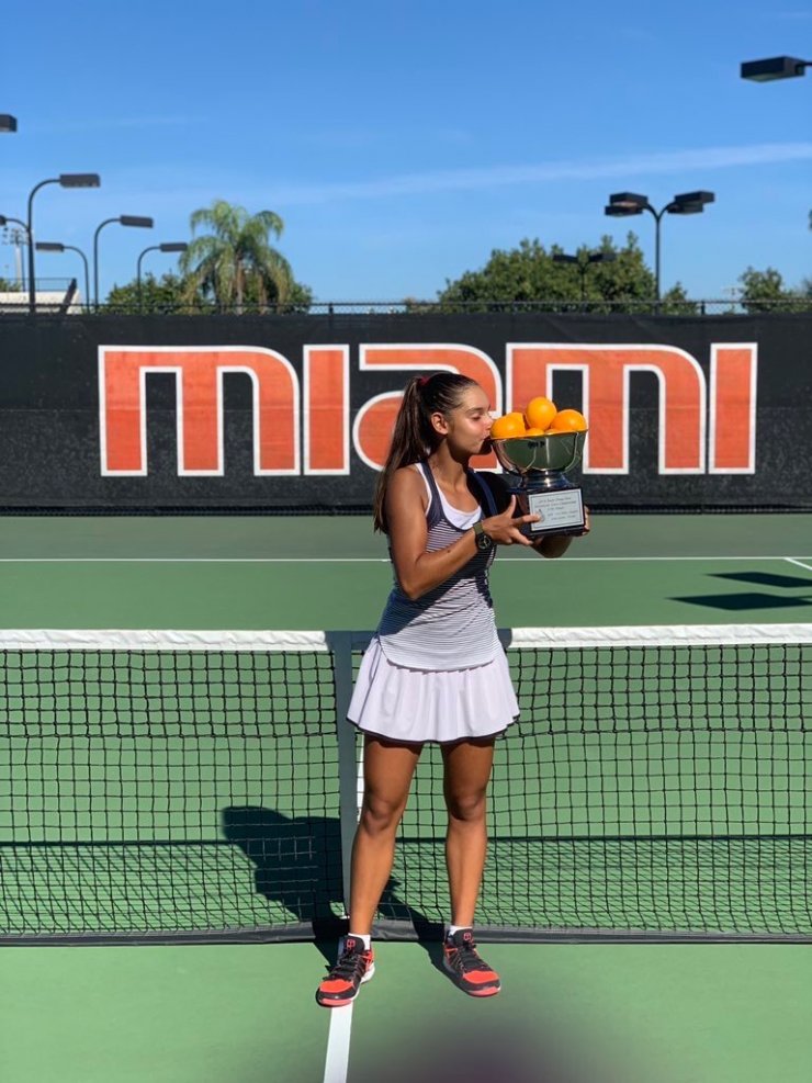 Genç tenisçiden önemli başarı