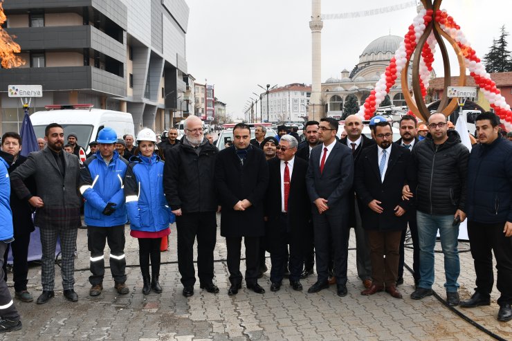 Kulu'ya doğalgaz verildi