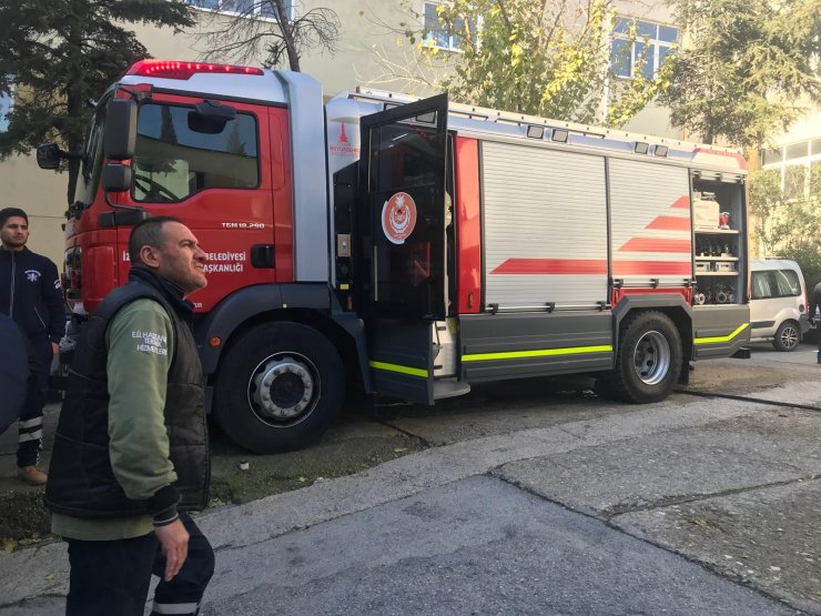 İzmir'de hastanede yangın