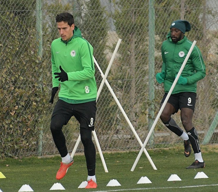 Atiker Konyaspor'da Akhisarspor maçı hazırlıkları
