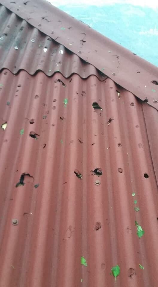 Ordu'daki dolu afetzedelerine yardım