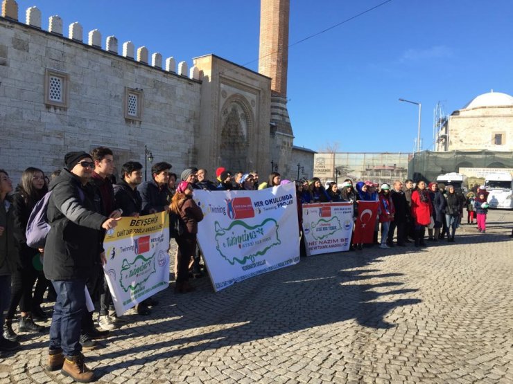 Konya eTwinning gönüllüleri Beyşehir'i ziyaret etti