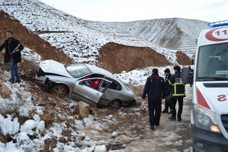 Aksaray trafik kazası: 2 yaralı
