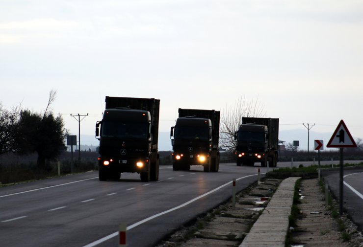 Suriye sınırına askeri sevkiyat