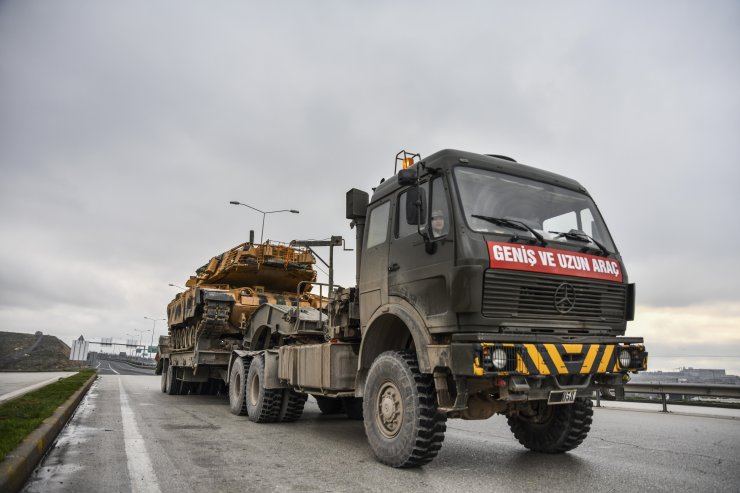 Suriye sınırına askeri sevkiyat