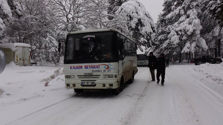 Balıkesir'de kar yağışı