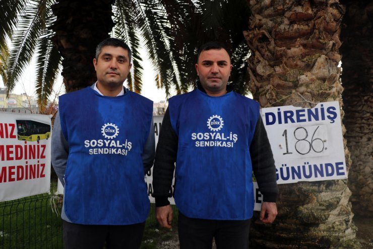 Aydın'da işten çıkarılan otobüs şoförlerinin davası