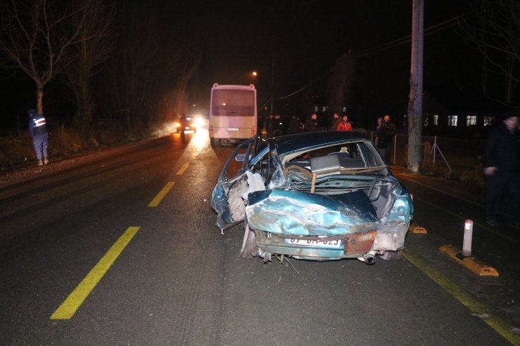 Düzce'de trafik kazası: 4 yaralı