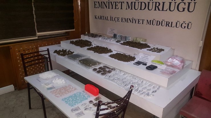 Kartal'da uyuşturucu operasyonu