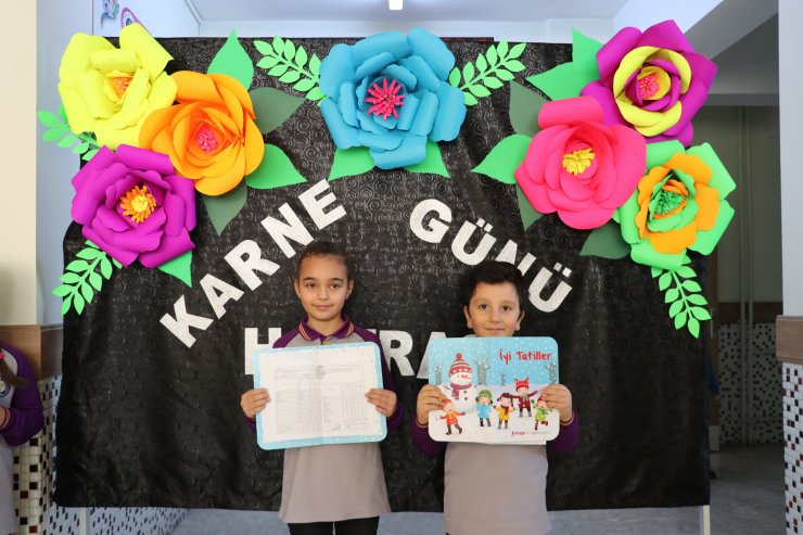 Okullarda karne heyecanı