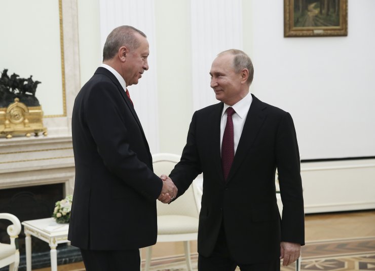 Erdoğan-Putin görüşmesi sona erdi