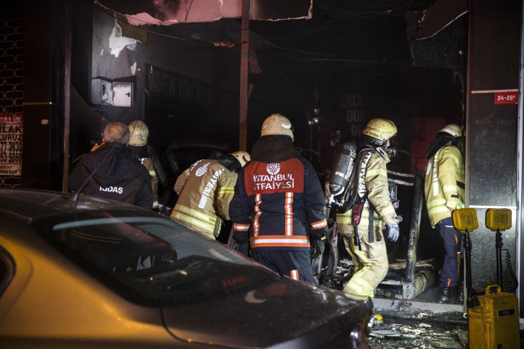 Bahçelievler'de spor salonunda yangın