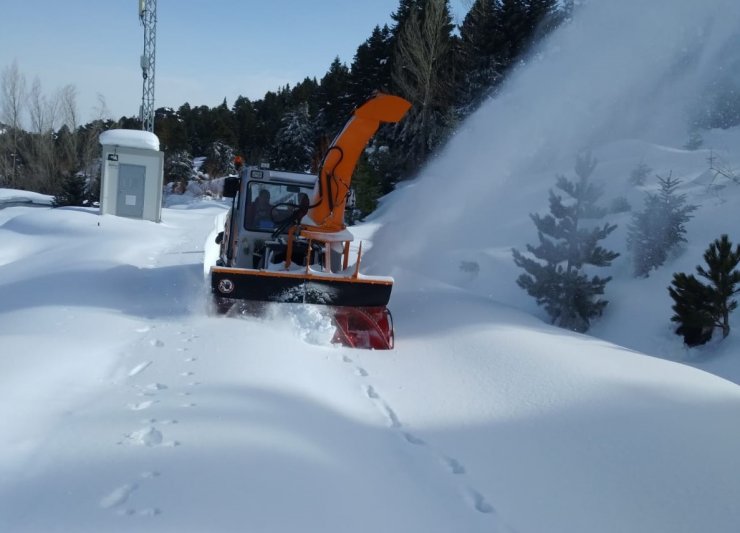 Gölcük yayla yolu açıldı