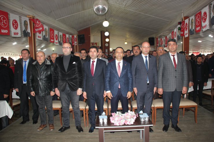 MHP Sivas Milletvekili Özyürek seçim bürosu açılışına katıldı