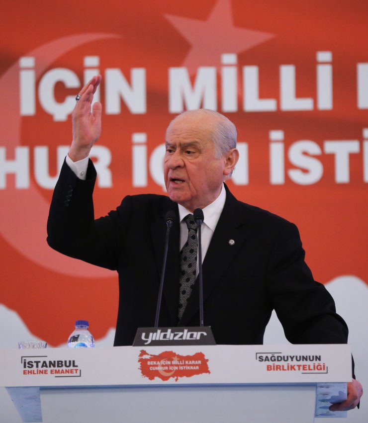 MHP Genel Başkanı Bahçeli İstanbul'da