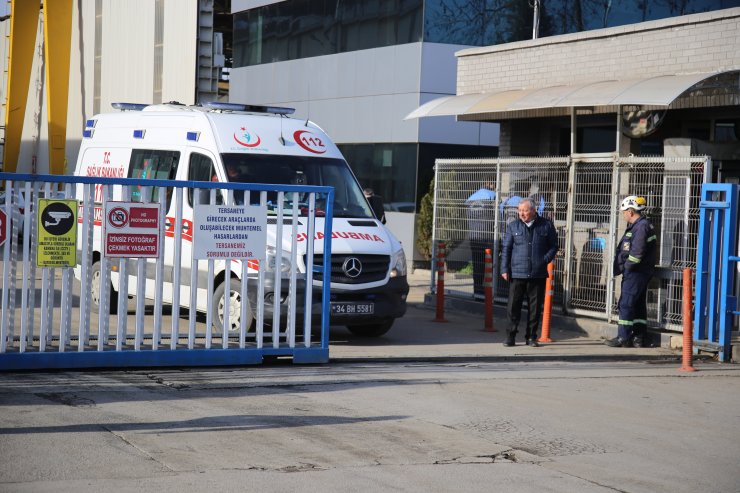 GÜNCELLEME - Tuzla tersaneler bölgesinde gemi yangını