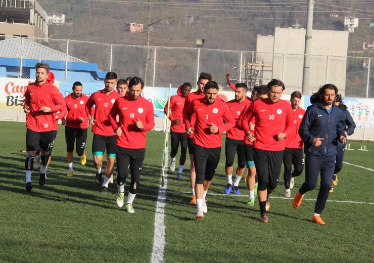 Giresunspor'da Elazığspor maçı hazırlıkları başladı