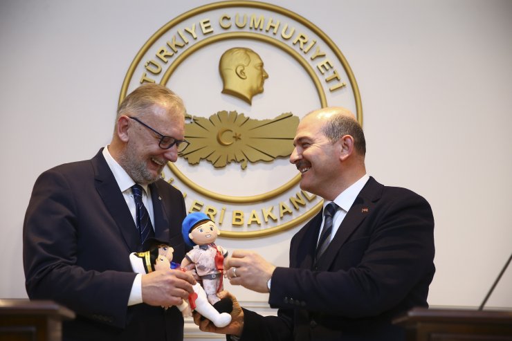 Soylu, Hırvat mevkidaşı Bozinovic ile görüştü