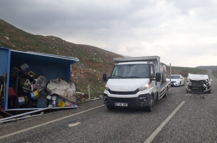 GÜNCELLEME - Batman'da zincirleme trafik kazası: 1 ölü, 9 yaralı