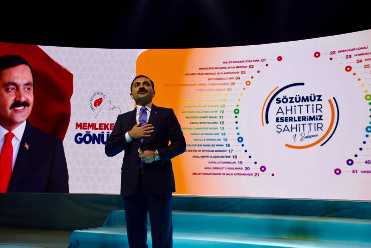 Başkan Bahçeci, "vizyon" projelerini tanıttı