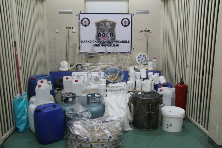 Bolu'da uyuşturucu operasyonu