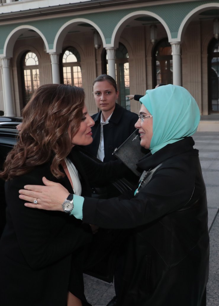 Emine Erdoğan'ın kabulü