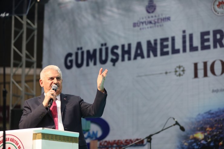 Binali Yıldırım, Gümüşhanelilerle buluştu