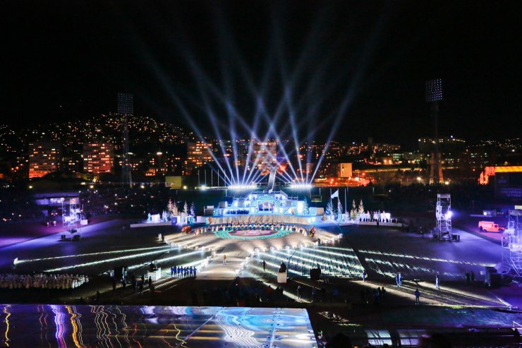 EYOF 2019 görkemli törenle Saraybosna'da başladı