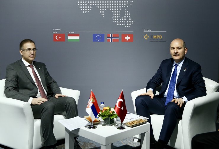 Soylu, Stefanoviç ile görüştü