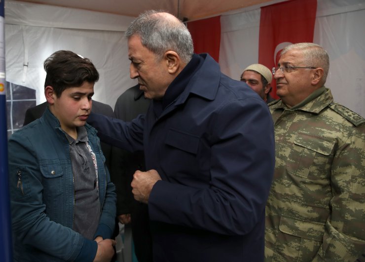 Bakan Akar ve Orgeneral Güler Erzurum'da