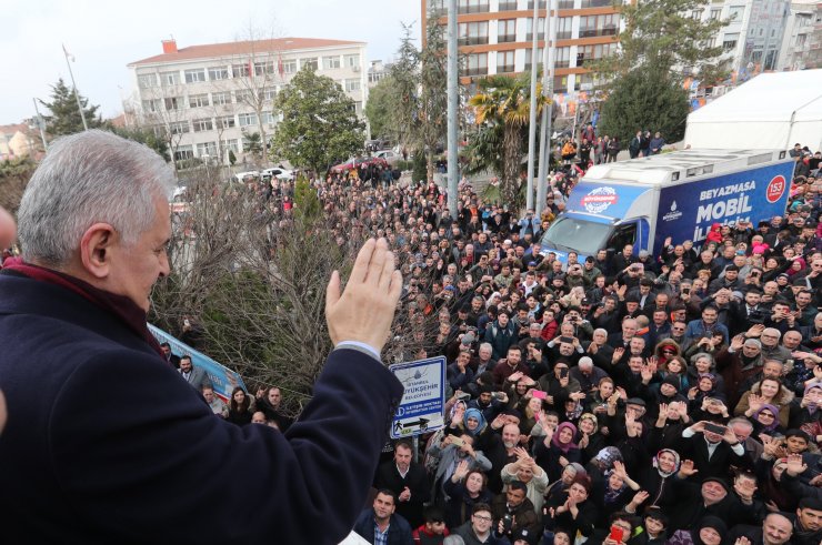 Binali Yıldırım, Çatalca'da