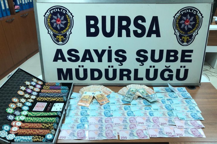 Bursa'da kumar operasyonu