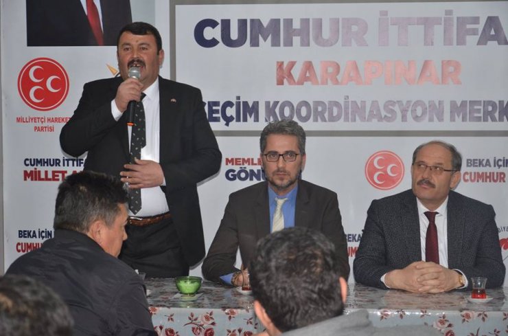 Karapınar'da Cumhur İttifakı çalışmalarını sürdürüyor