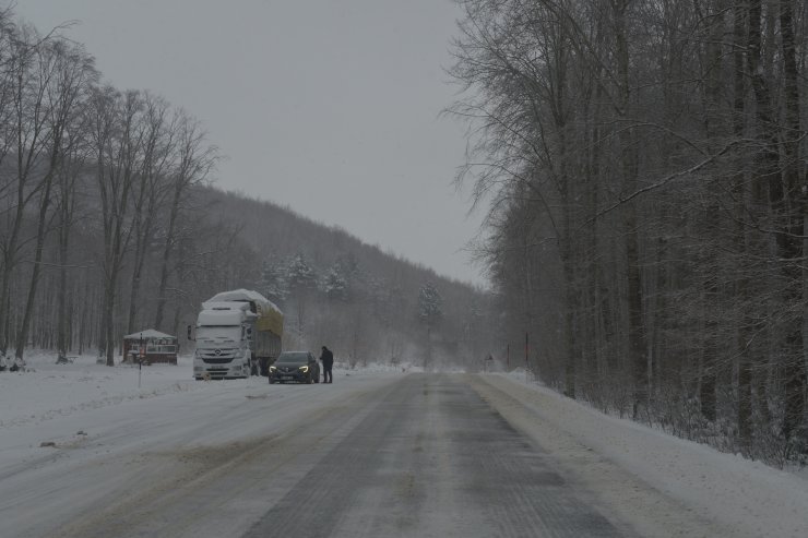 Kırklareli'nde kar yağışı