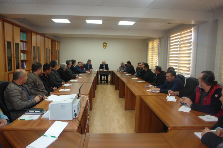 Yıldız, patates üreticileriyle bir araya geldi