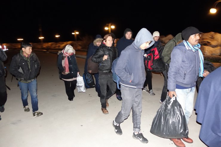 Çanakkale'de 39 düzensiz göçmen yakalandı