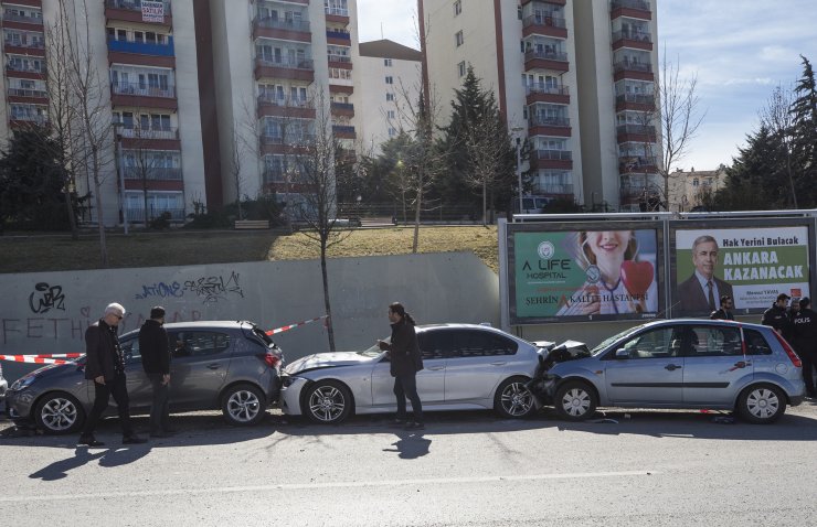 Başkentte trafik kazası: 3 yaralı