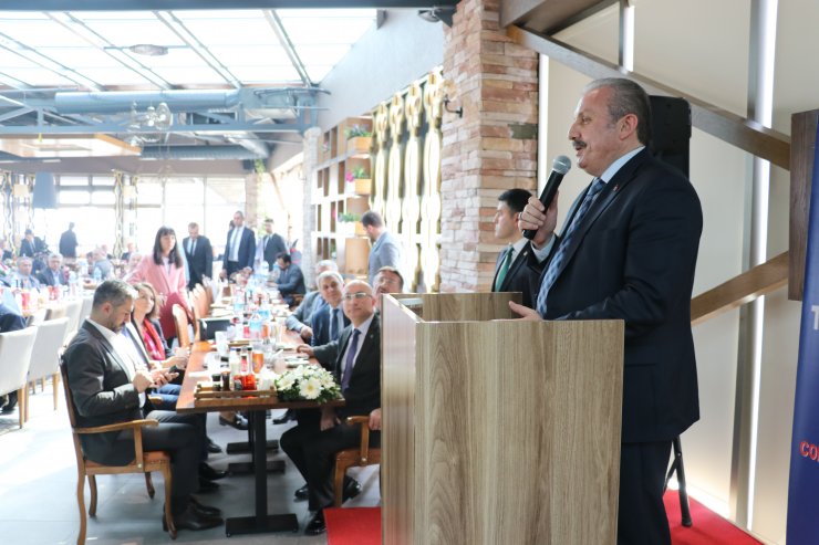 TBMM Başkanı Şentop'tan esnaf ziyareti