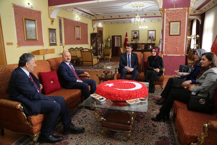 Samsun ve Amasya valilerinden Sivas ziyareti