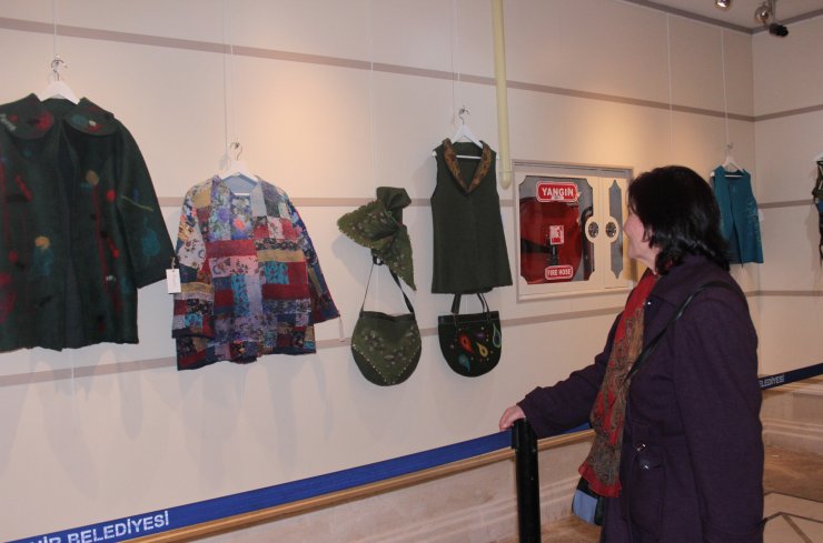 "Evler ve Evi Yuva Yapan Kadınlar" keçe sergisi