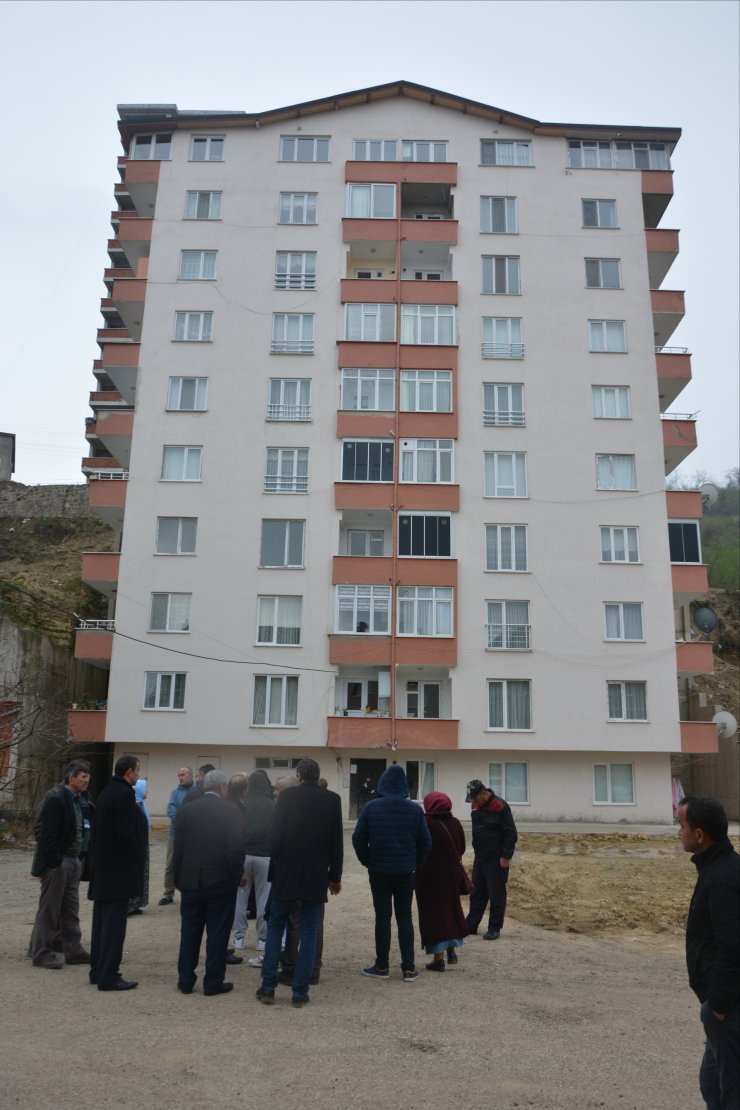 Ordu'da 10 katlı bina tahliye edildi