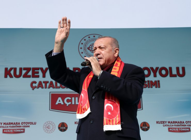 Kuzey Marmara Otoyolu Çatalca-Yassıören Kesimi açılış töreni