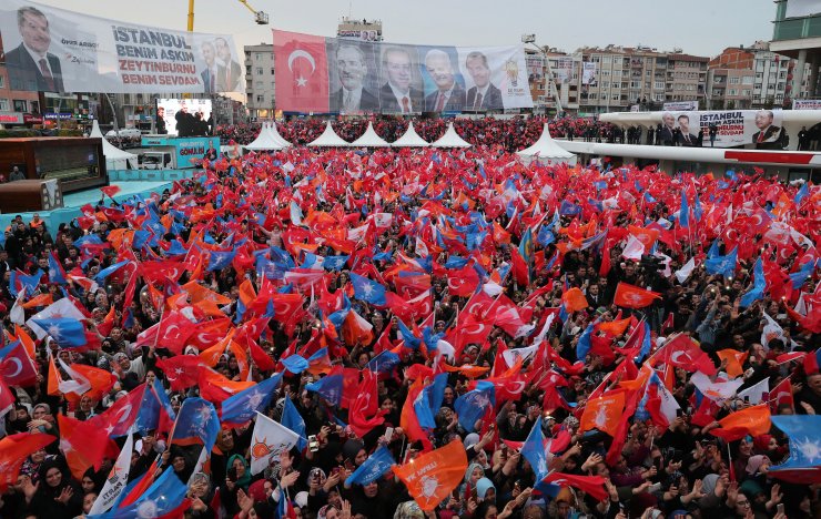 AK Parti'nin Zeytinburnu mitingi