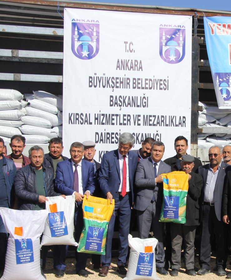 İlçe Tarım ve Orman Müdürlüğünden çiftçilere tohum desteği