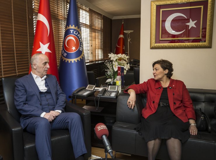 Vatan Partisi adayından Türk-İş'e ziyaret