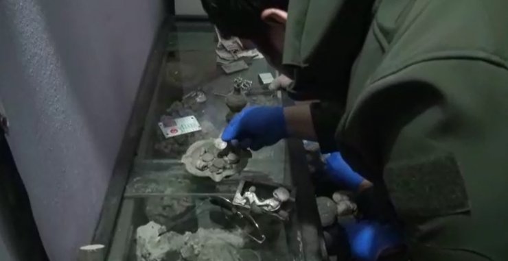 Mardin'deki silah ve tarihi eser operasyonu