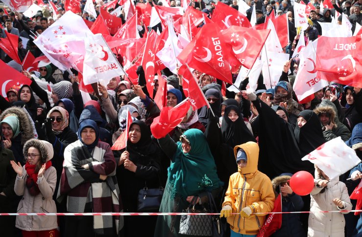 Saadet Partisi'nin Elmadağ mitingi